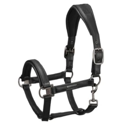 Eskadron Doublepin Leather Headcollar Black