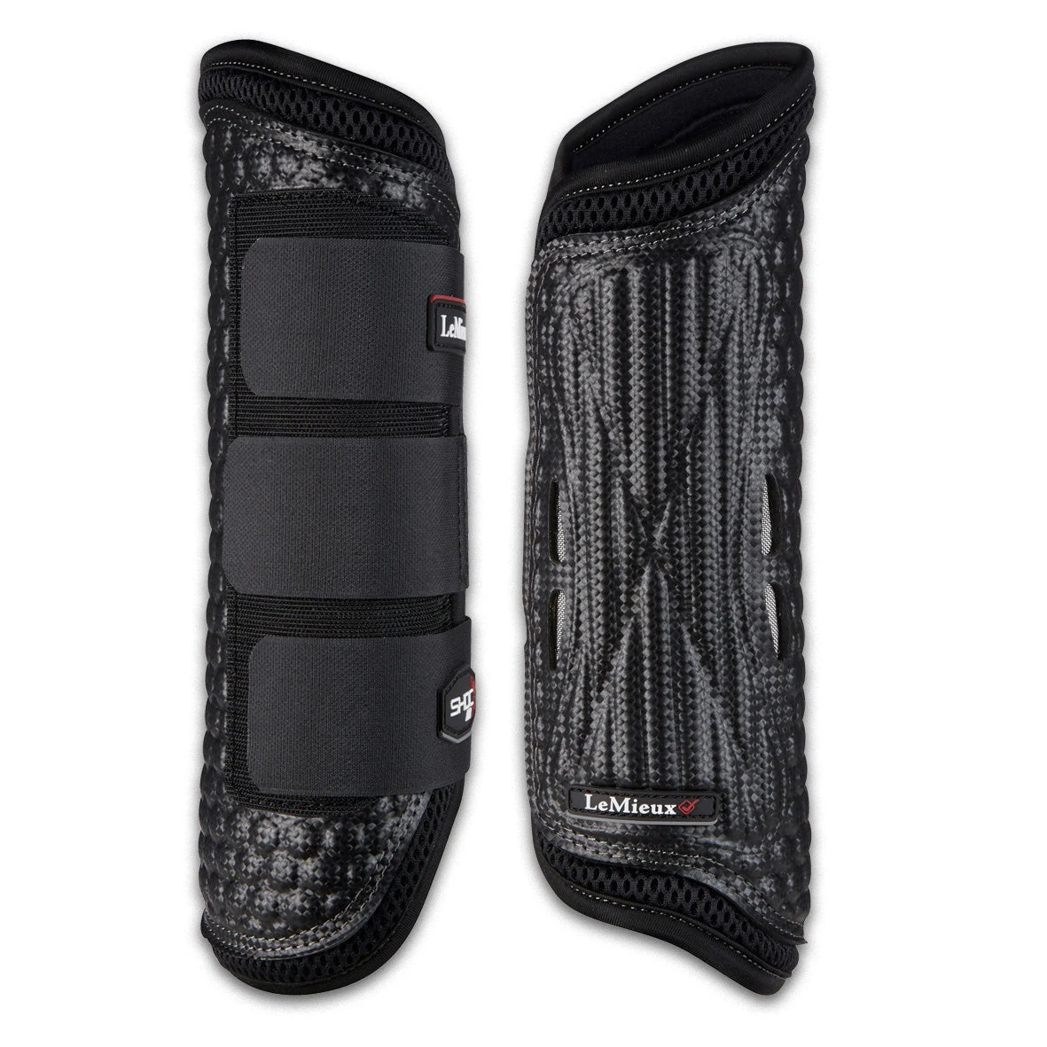 LeMieux Shoc Air XC Boots Back Black 1 LeMieux Shoc Air XC Boots Back Black