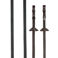 LeMieux Soft Rubber Reins Havanna/Black