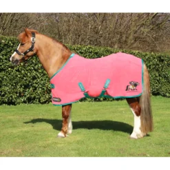 Thelwell Fleece Rug Pink