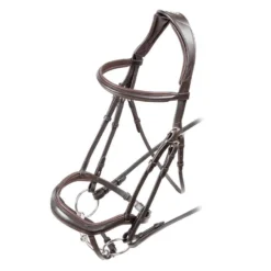 Velociti Ergonomic Curved Flash Bridle Havanna