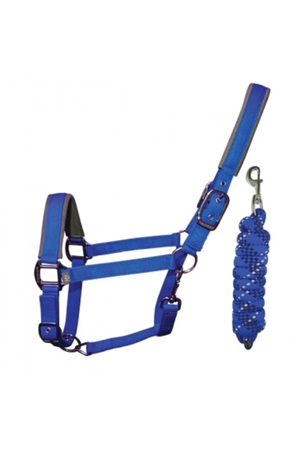 Woof Wear Headcollar/Leadrope Royal 1 Woof Wear Headcollar/Leadrope Royal